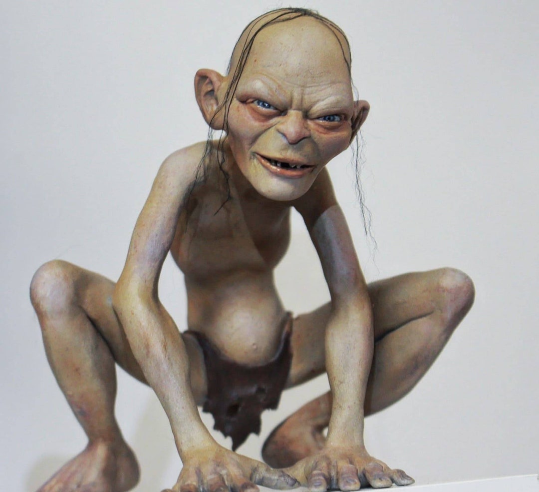 Gollum Lord of the Rings Figure - Etsy Gollum Lord of the Rings Figure - Etsy