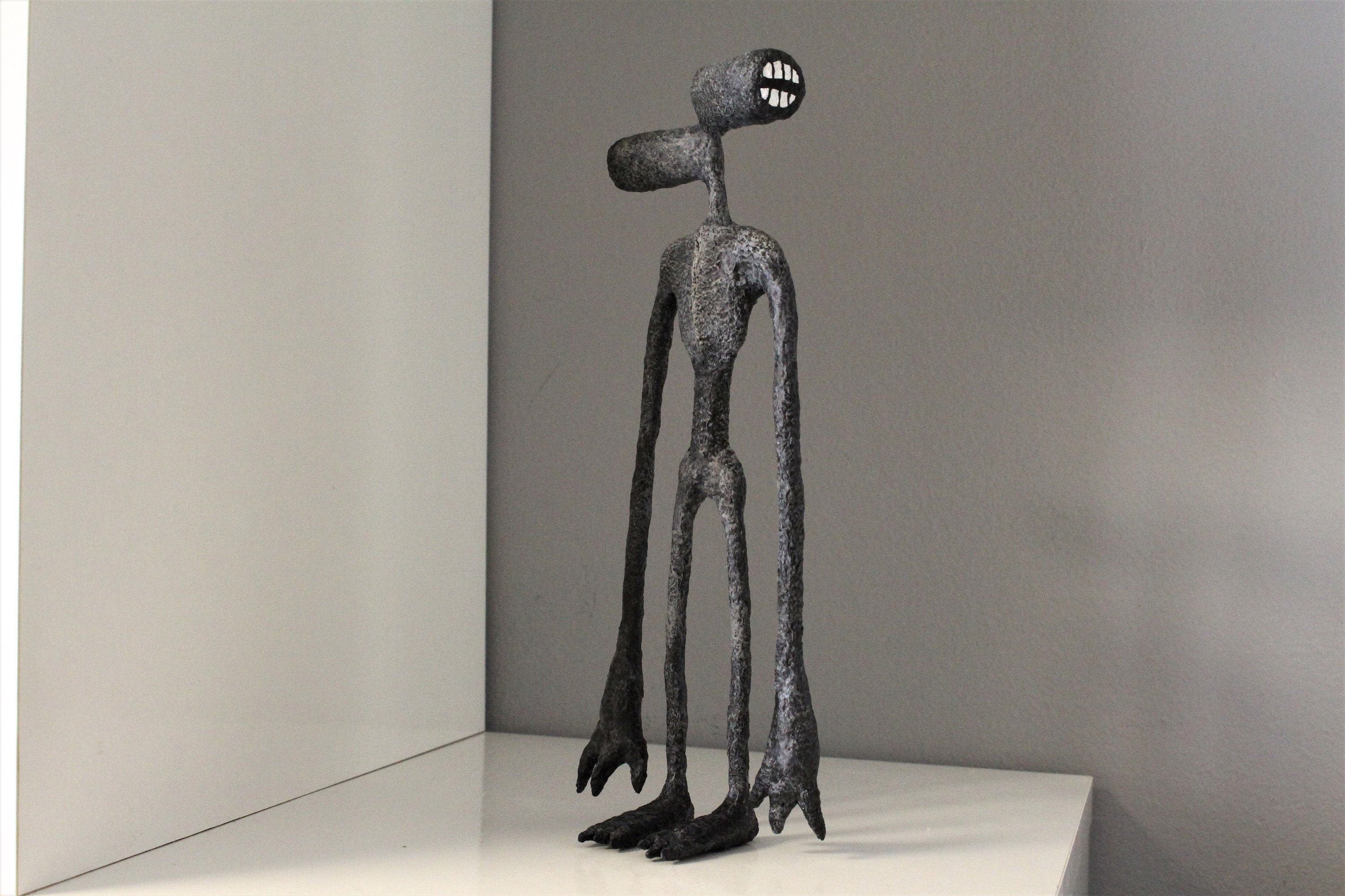Figure Inspired In Siren Head Cm Paper Mache Siren Head Etsy
