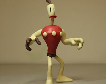 スカルモンキーと2つの頭を持つネバーフッドのフィギュアクレイマン