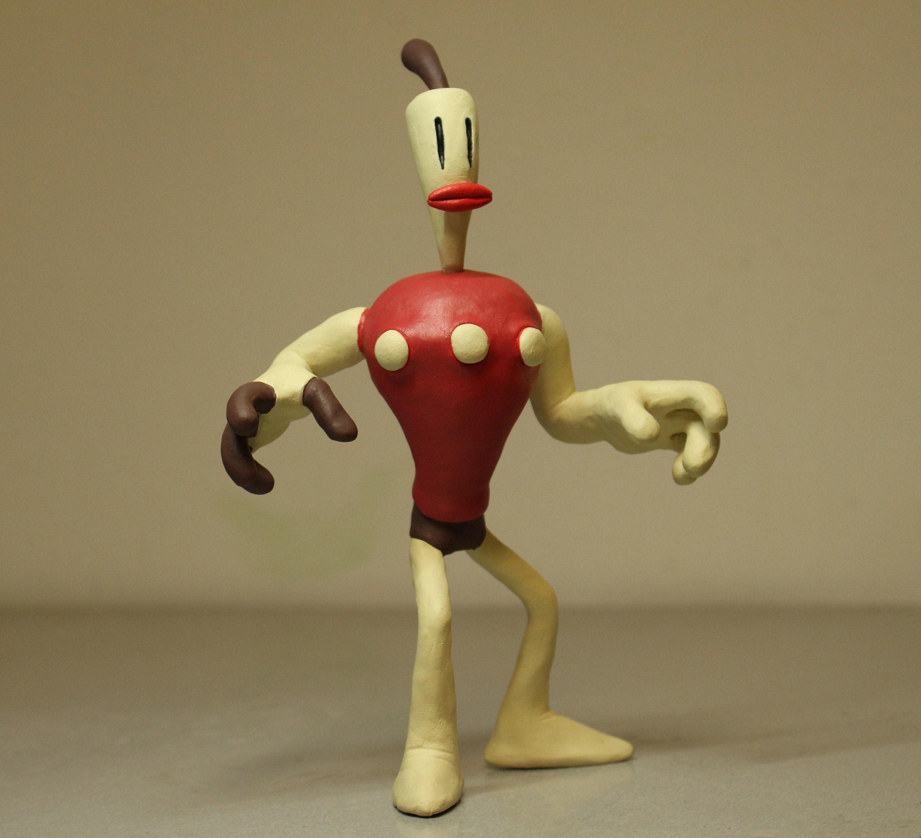 スカルモンキーと2つの頭を持つネバーフッドのフィギュアクレイマン