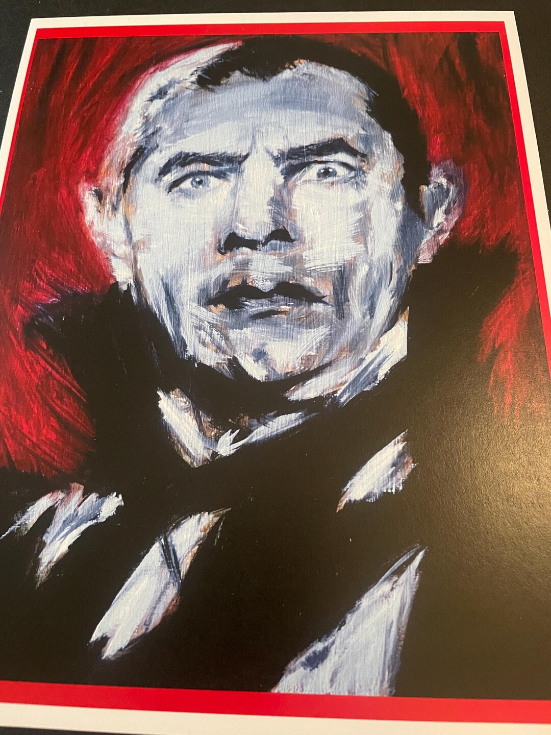 Dracula Bela Lugosi Art Print, Signed Horror Movie Artwork (8x10) - Etsy