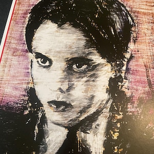 Wednesday addams horror movie artwork print by Noahhh 8x10 inches signed horror wall art horror the addams family home decor horror art