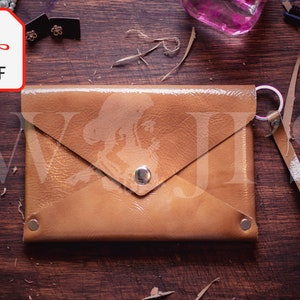 Patrón bolso clutch/ Patrón billetera mujer/ Cuero sin coser PDF/ Patrón billetera cuero/ Patrón billetera Pdf/ Patrón bolso cuero PDF/