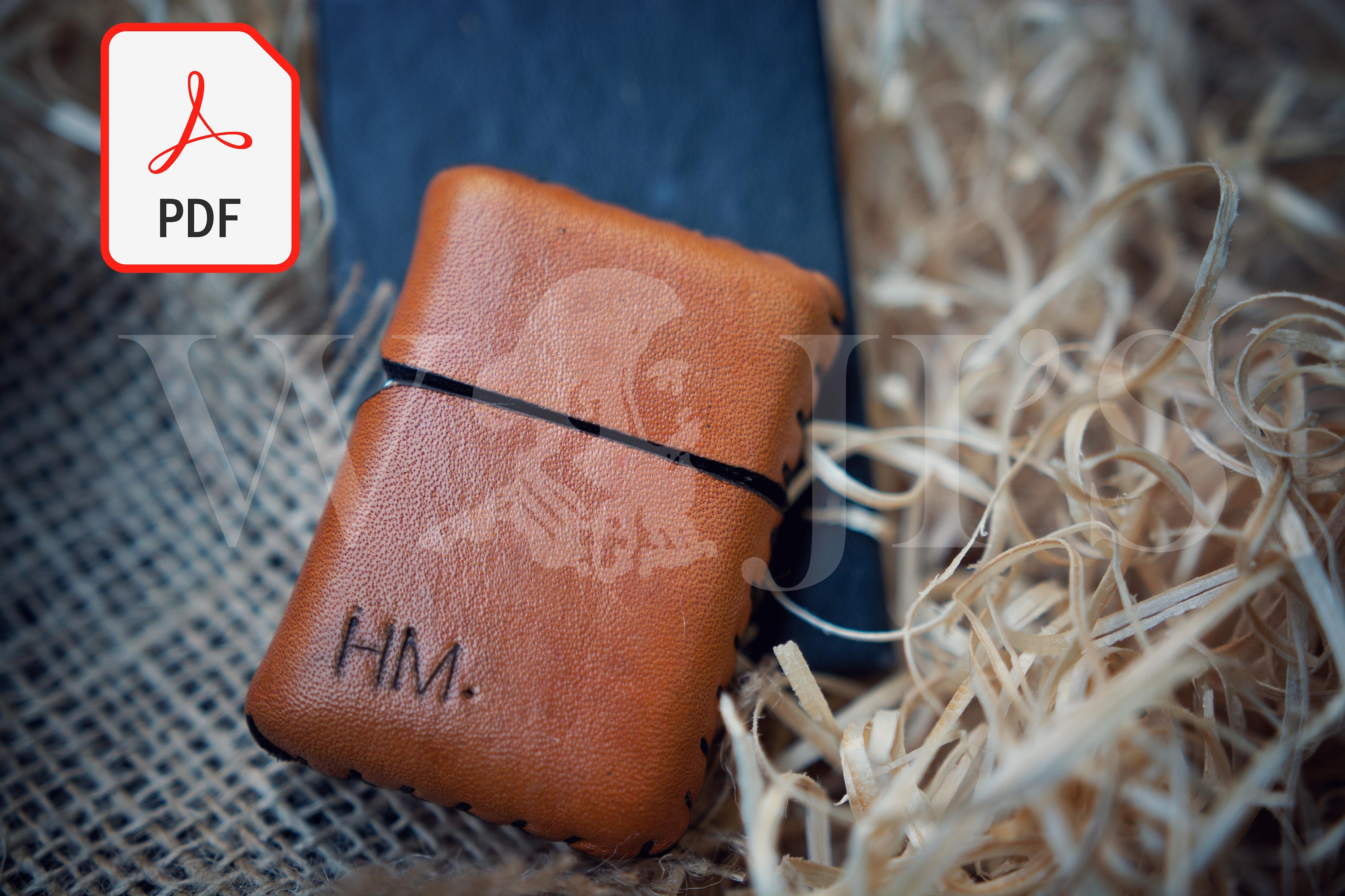 Leather Case Pattern for Zippo Leather Case Zippo PDF Leather Zippo