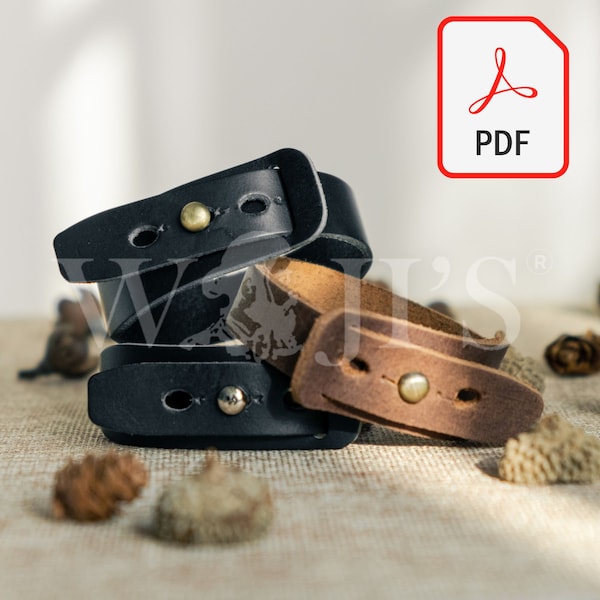 Leather Bracelet pattern PDF| Bracelet pattern| leather bracelet| bracelet men bracelet women| leather bracelet men| leather bracelet women