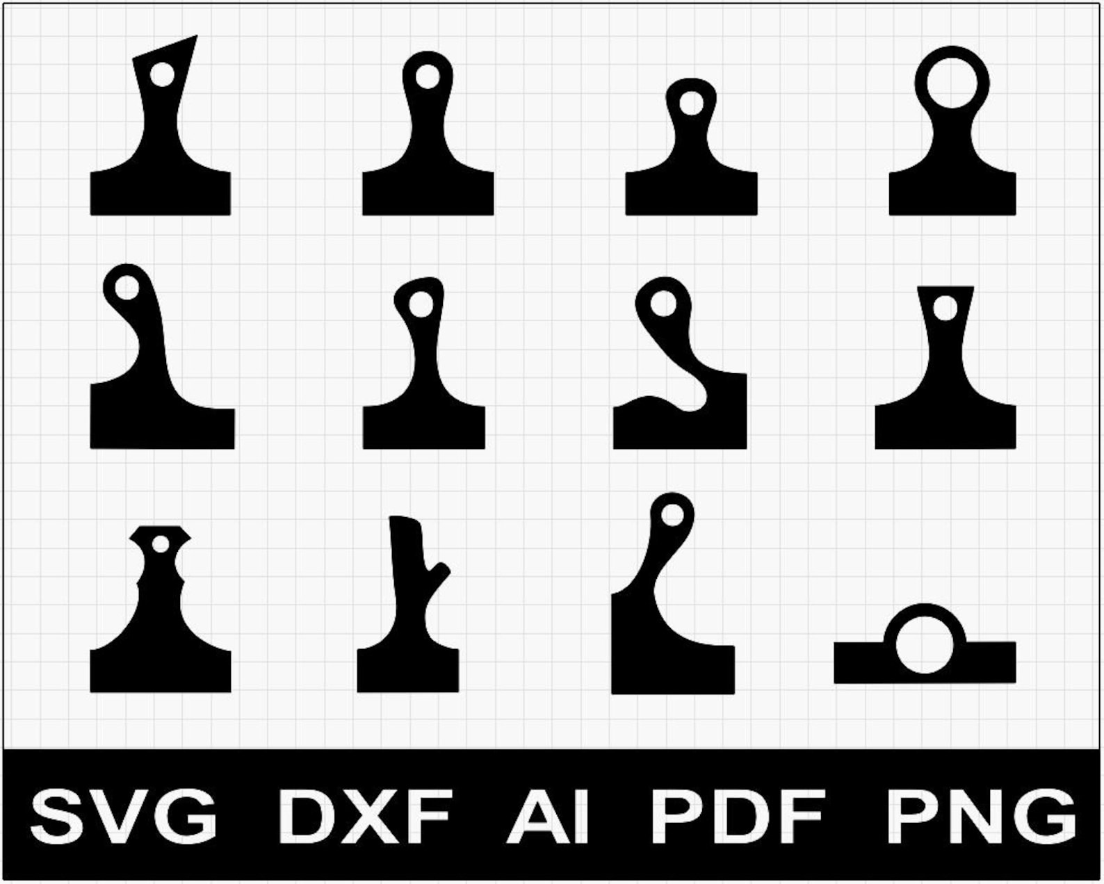 Set 1 12x Charcuterie Serving Board Handle Pattern Templates Etsy