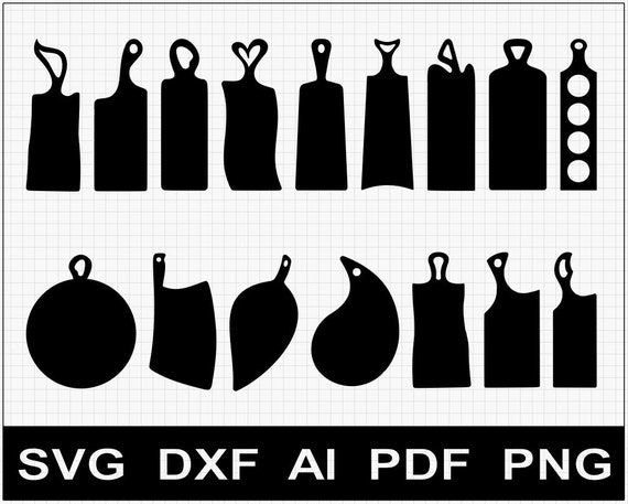 Set 2: 16x Charcuterie Serving Board Pattern Templates SVG / - Etsy