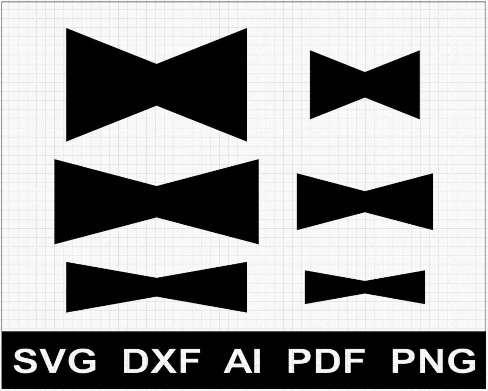 Wood Bowtie Pattern Templates SVG / DXF / AI for Cnc and Woodworking - Etsy