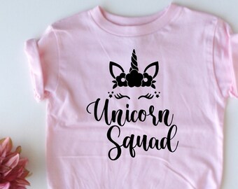 Unicorn Squad - Camicia Unicorno - Camicia Ragazza - Compleanno a tema unicorno - Ragazza di compleanno - Unicorno - Squadra - Camicia di compleanno - Regalo per Lei