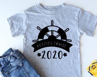 Besties Cruise 2020 (KIDS) - Cruise - Matching shirts - Family Trip - Matching Cruise Shirts - Kids Cruise - Custom Cruise Shirt