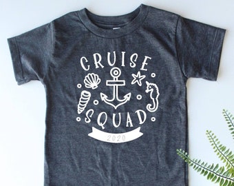 Cruise Squad (KIDS) - Cruise - Matching shirts - Family Trip - Matching Cruise Shirts - Kids Cruise - Custom Cruise Shirt - Kids Cruise Tee