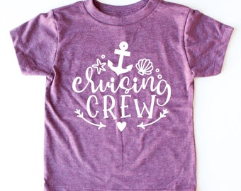 Cruising Crew (KIDS) - Cruise - Matching shirts - Family Trip - Matching Cruise Shirts - Kids Cruise - Custom Cruise Shirt - Kids Cruise Tee