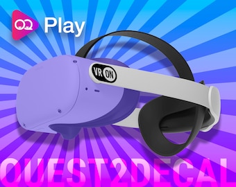 VR ON Switch (Pair) Meta Quest 2 / Meta Quest 3 Vinyl Decal Sticker