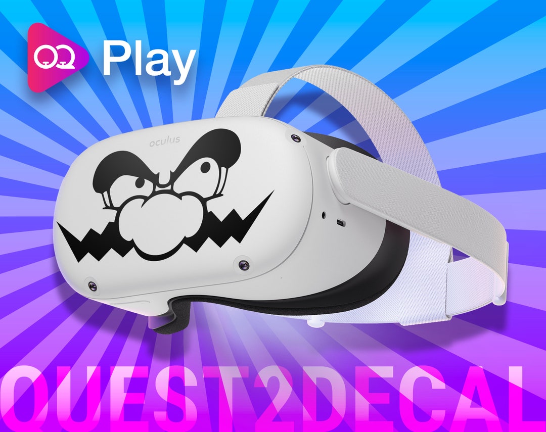 Wario Oculus Quest 2 Vinyl Decal Sticker - Etsy UK