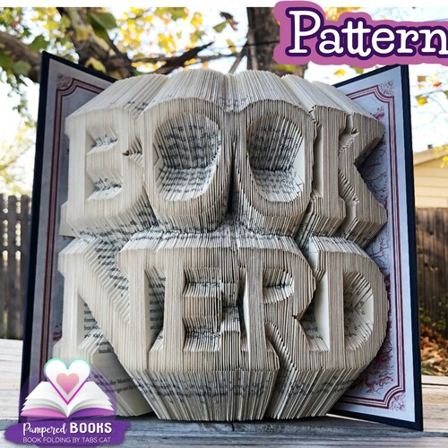 Book Nerb Pattern Book Nerd W Glasses Folded Book Art Pattern Combination - Etsy