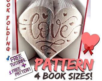 Vouwpatroon liefdeshart: 4 maten, combi MMCF-gids (pdf)