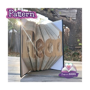 Lire | Modèle de livre plié | Cadeaux DIY Book Worm | Téléchargement immédiat + Patron gratuit + Tutoriel | Conception rapide et facile | FMM