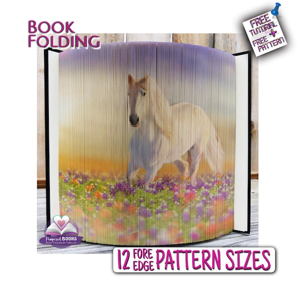 Horse Book Folding Pattern - Etsy