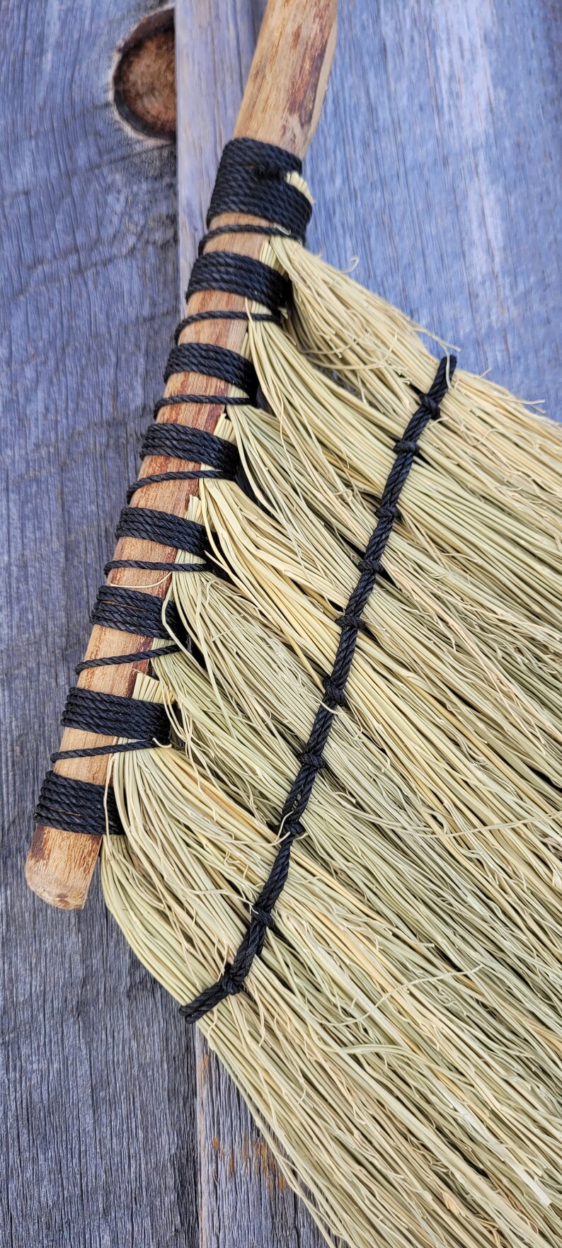 Handmade Whisk Broom With Wooden Handle - Etsy