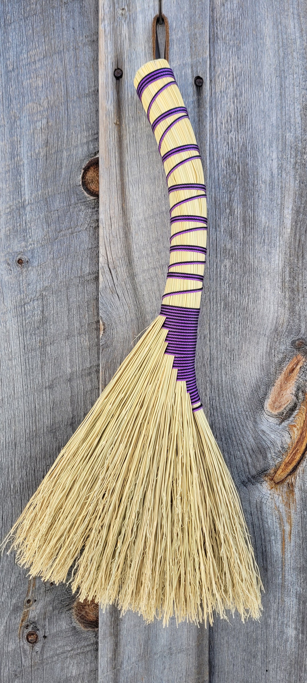 Handcrafted Long Handled Turkey Wing Whisk Broom Etsy
