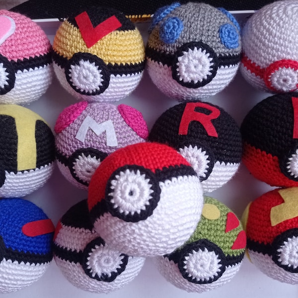 Pokéballs häkeln