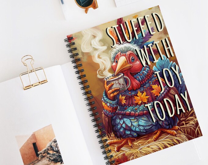 Featured listing image: Thanksgiving Turkey Spiral Notebook: Gratitude Journal, Creative Writing