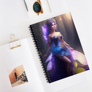 Whimsical Fairy Notebook: Ruled Line Journal, Fantasy Stationery Gift
