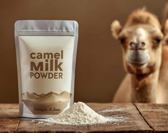 Freeze-Dried Camel Milk Powder: 100% Natural, Gluten-Free | 100g / 3.5oz