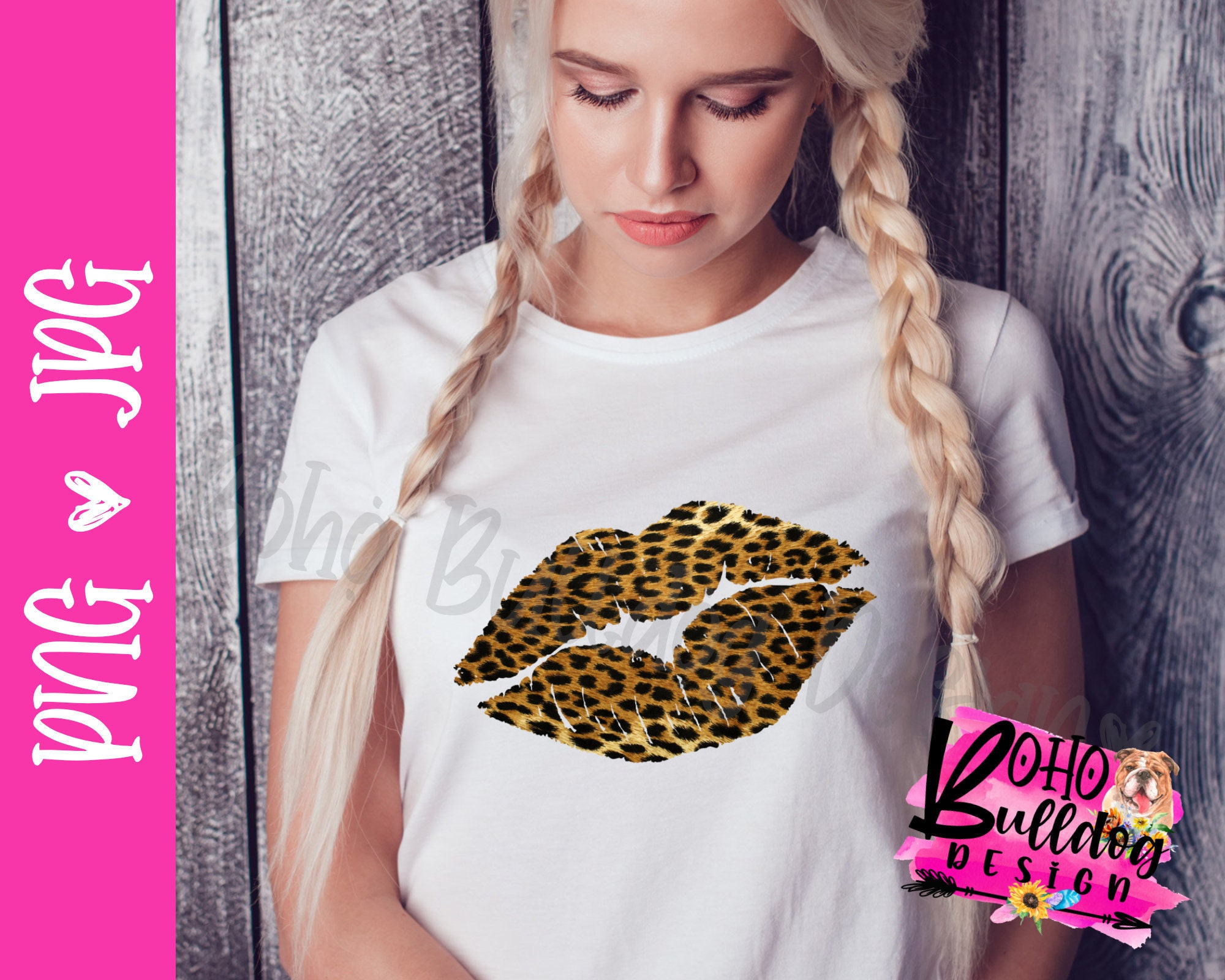 Leopard Lips PNG, Sublimation Design, PNG Download, Cheetah Lips ...