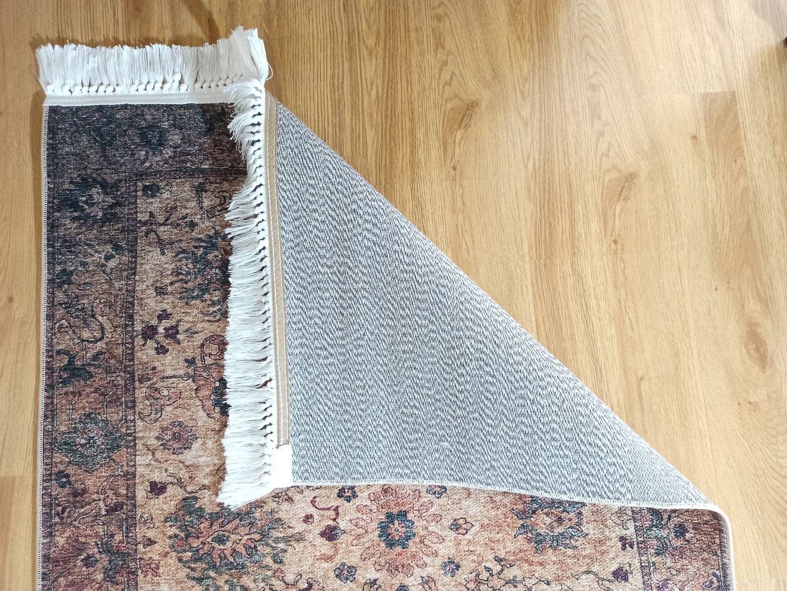 Kelim LäuferTeppich Beige und Pastellgrün Orinetal | Etsy