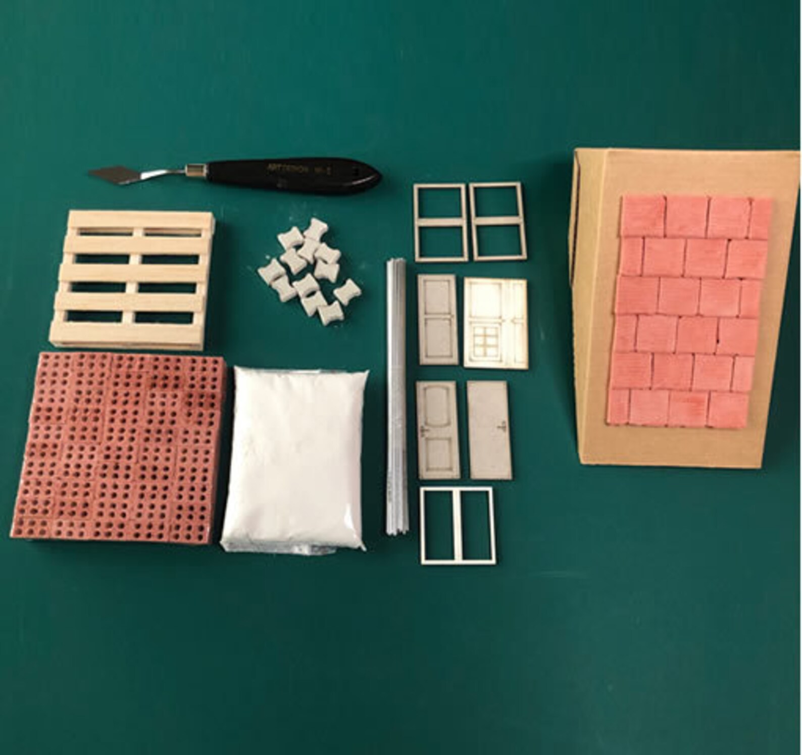 Miniature Brick Building DIY Kits Perfect for Diorama Etsy