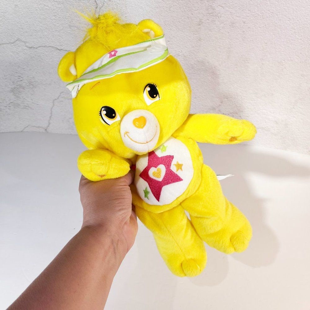Care Bears Super Star 2007 Yellow With Visor by Noah's Ark Hidden