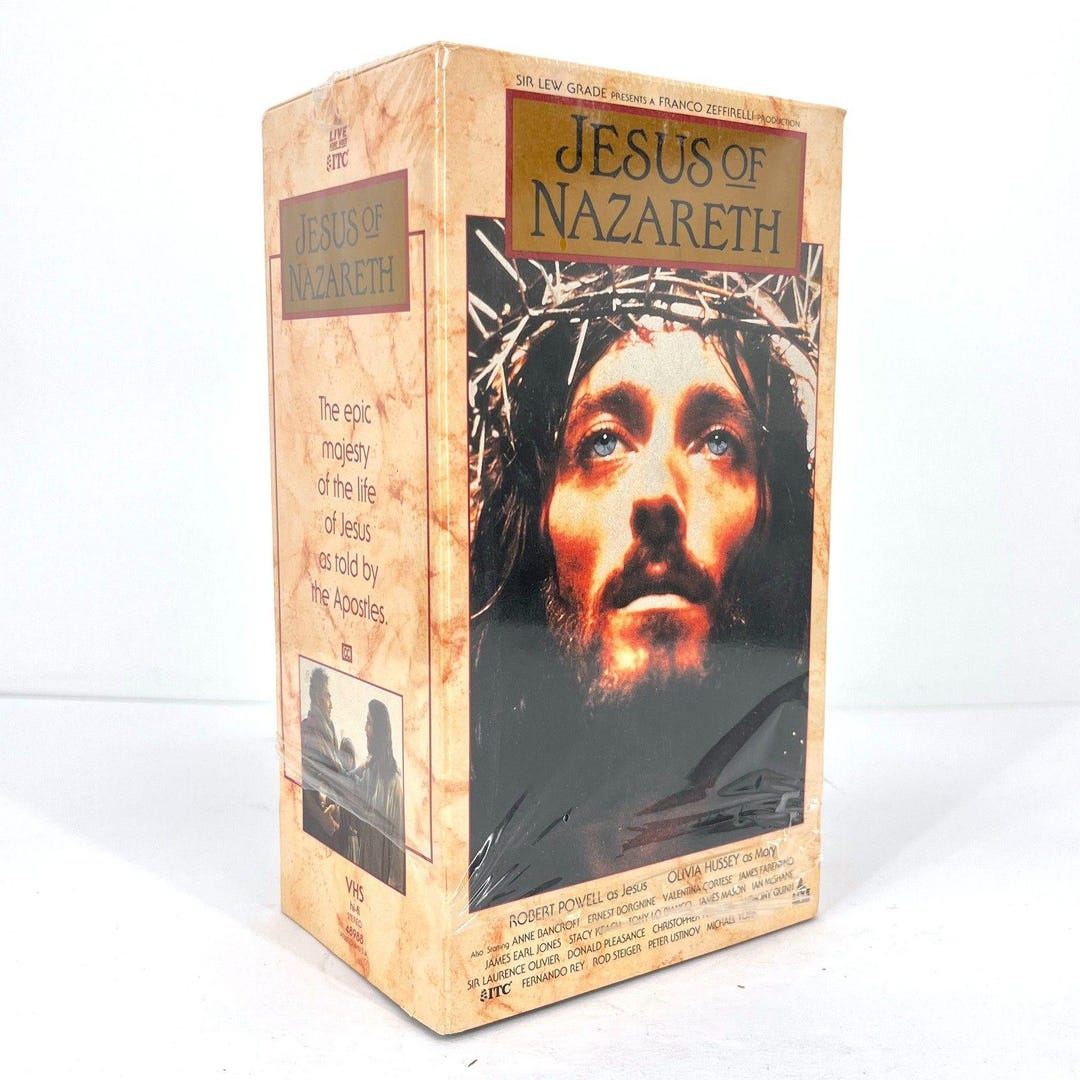 Jesus of Nazareth VHS 3-tape Set Vintage 1999 Excellent Condition ...