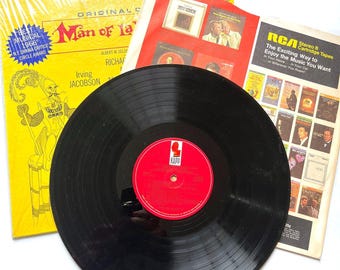 El hombre de La Mancha, grabación original del reparto, vinilo LP, año 1966.