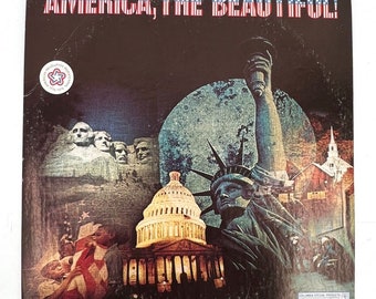 America, the Beautiful Vinyl LP Record Album 1975 CBS Records P12822 Rare Vintage HTF Commemorative American Revolution Bicentennial