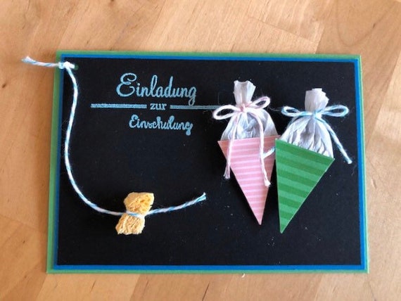 Einladungskarten Einschulung Einladung Zwillinge Etsy