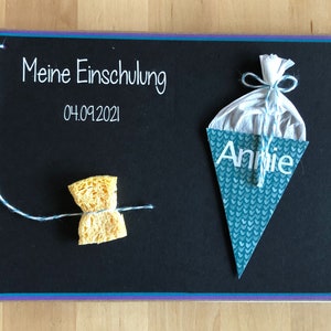 Guest book memory book for school enrollment can be personalized