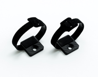 Gestión de cables con correa de montaje, perfil de aluminio, plataforma de simulación (compatible con la serie 40) / Accesorios de simulación de carreras / Brida de velcro