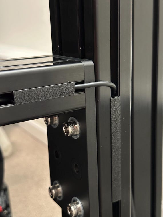 Cable Management Cover for Aluminum Profile Sim Rig (fits 40 series) | Sim Racing Accessories
