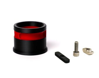 Soporte para volante Simagic con colores de acento - Compatible con especificación D1 QR / Montaje en pared o extrusión de la serie 40 / Accesorios para simulación de carreras