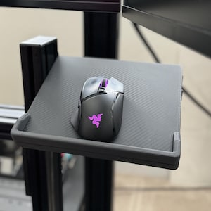 Mouse Pad for Aluminum Frame (230mm width) Large | Sim Racing accessories | STL available