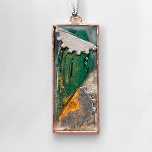 Circuit Board Pendant / Upcycled Motherboard / Geek Chic Jewelry / Steampunk Inspired / Handmade Wearable Art