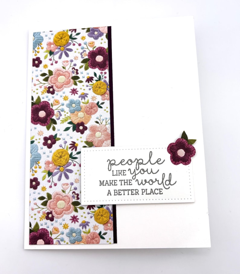 Appreciation | Handmade Card | People Like You Make the World a Better ...