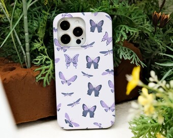 Butterfly iPhone Case, Case for iPhone 15 14 13 12 Pro Max, iPhone 15 Pro Case, iPhone 14 Pro Max Case Cover, Gift Idea