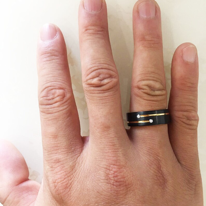 Men Tungsten Ring Black Tungsten Carbide Ring Men/'s Wedding Ring Mens Tungsten Wedding Band Engraved Anniversary Gift Men/'s Gift
