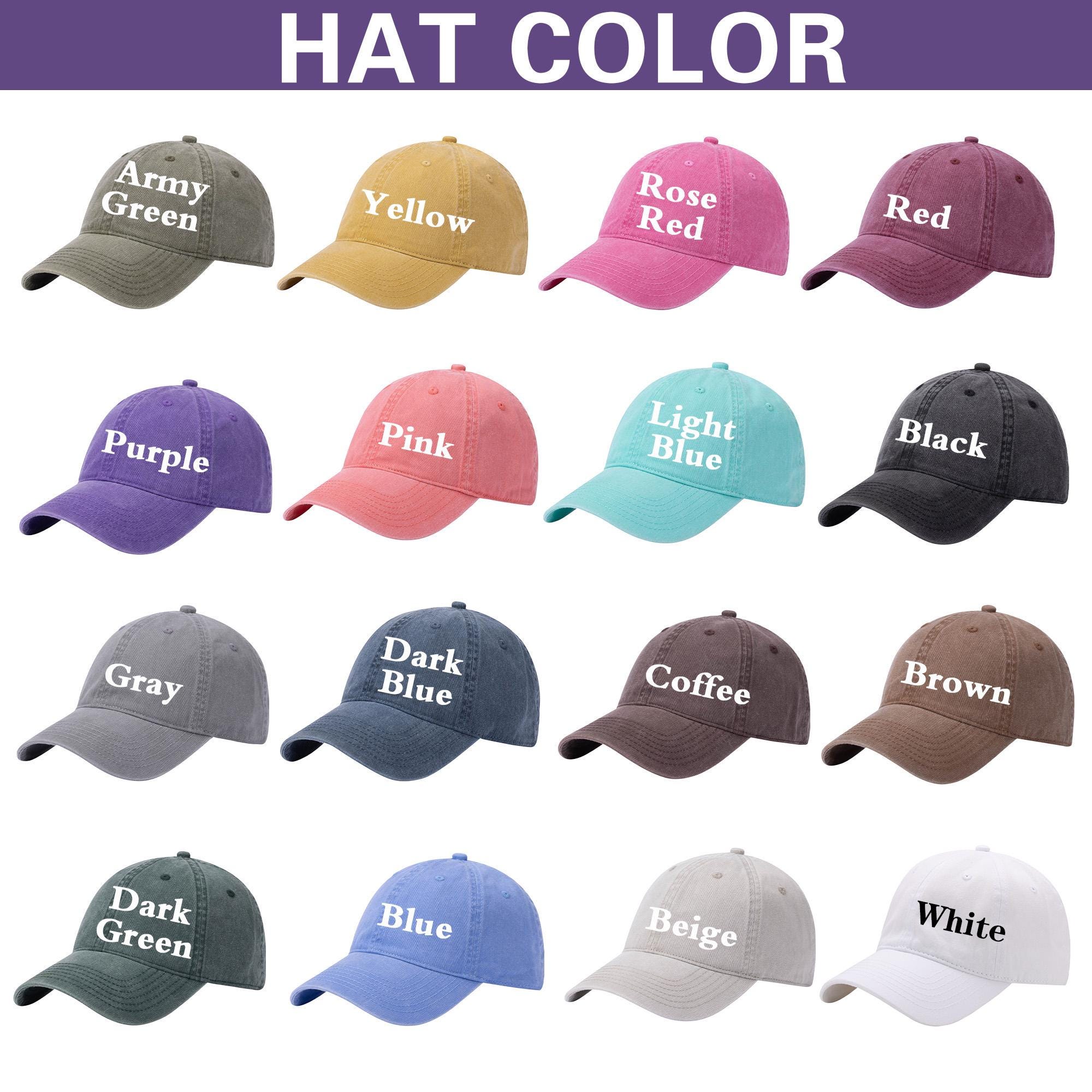 Fruit Icons Embroidery Baseball Hat, Unisex Cotton Twill Cap - Etsy