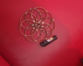 Bague Tensor Fleur de Vie 111 Hz