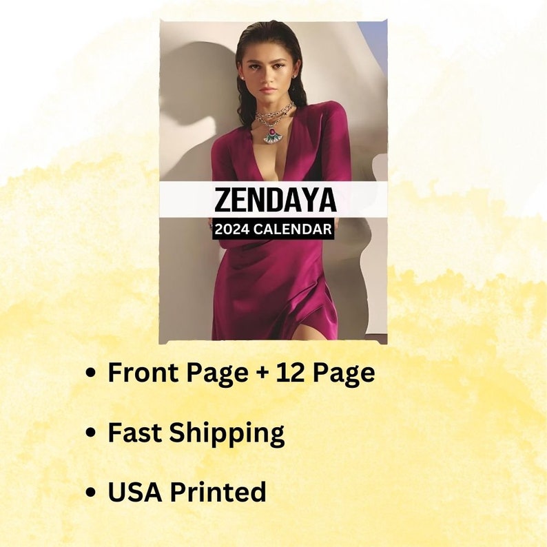Zendaya Calendar 2024 Vol 2 Wall Calendar Gift for Her - Etsy Ireland