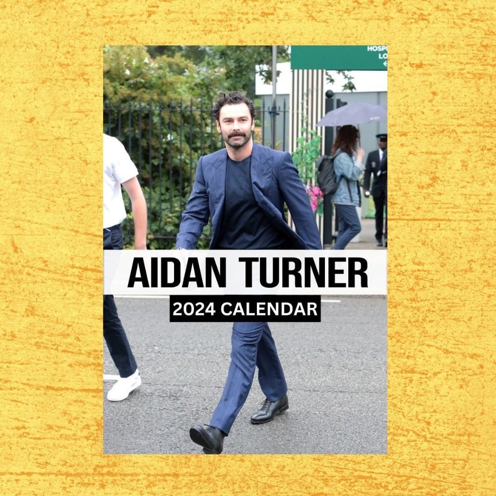 Aidan Turner Calendar 2024 Wall Calendar Gift for Her Etsy