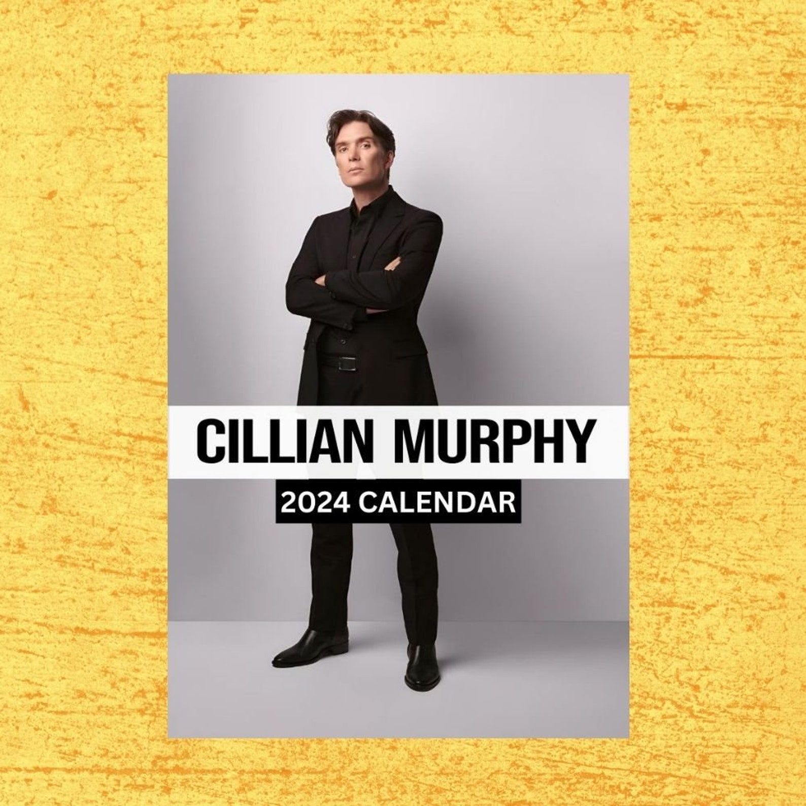 Cillian Murphy Calendar 2024 Wall Calendar Gift for Her Etsy